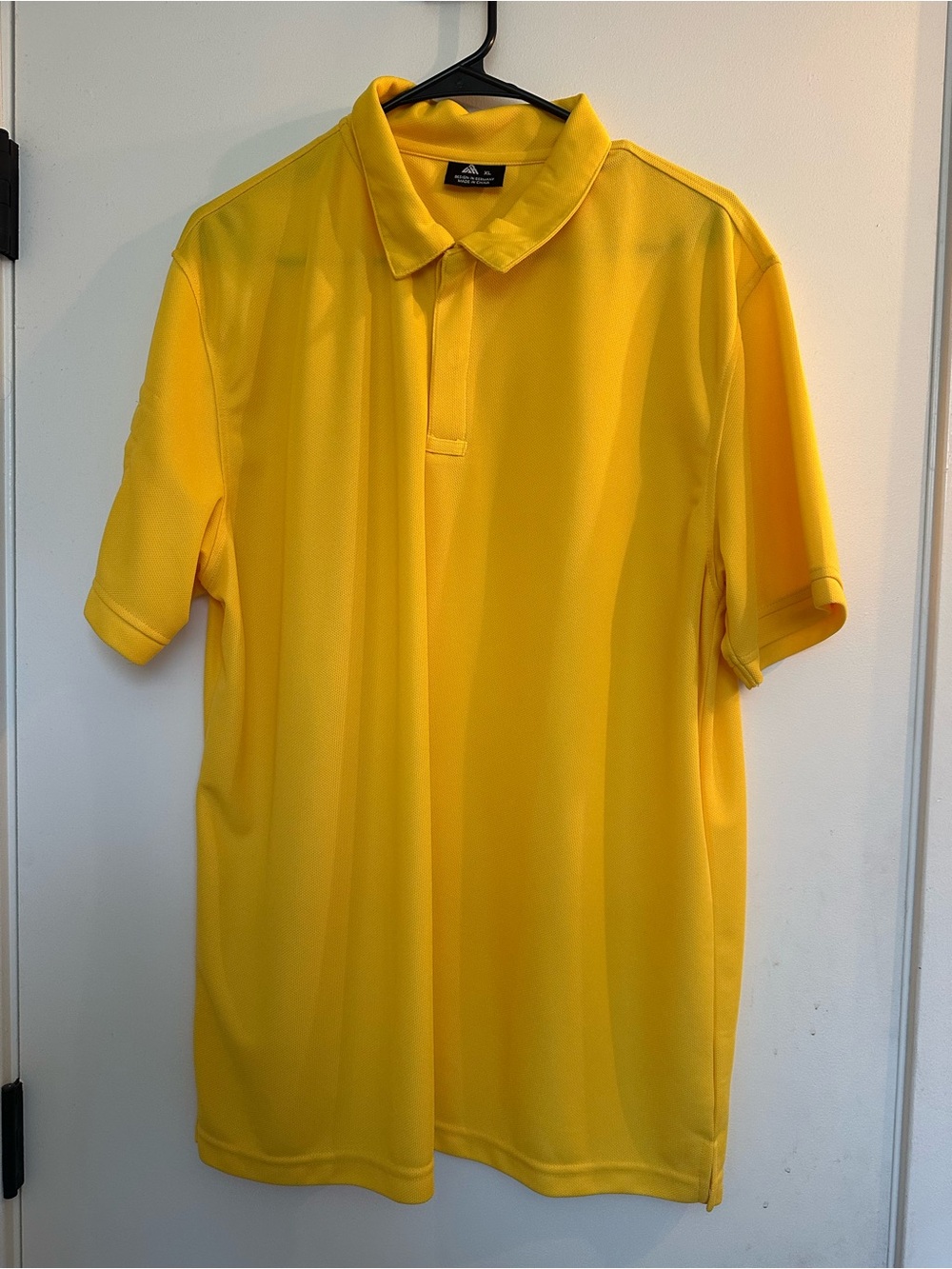 Men’s Yellow Performance Polo